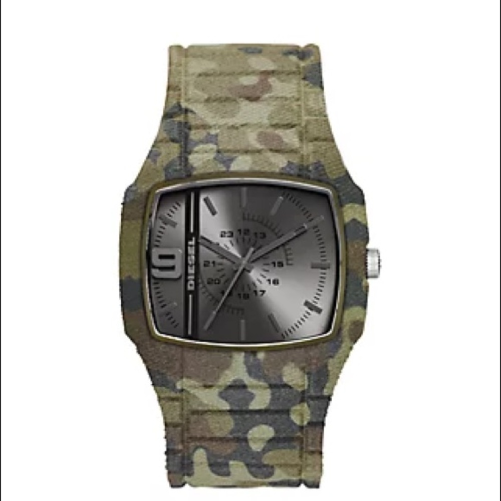 Men’s Diesel Green Camo Watch
